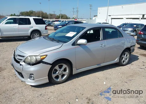 2011 Toyota Corolla S z USA, uszkodzony, nr VIN 2T1BU4EE4BC659278
